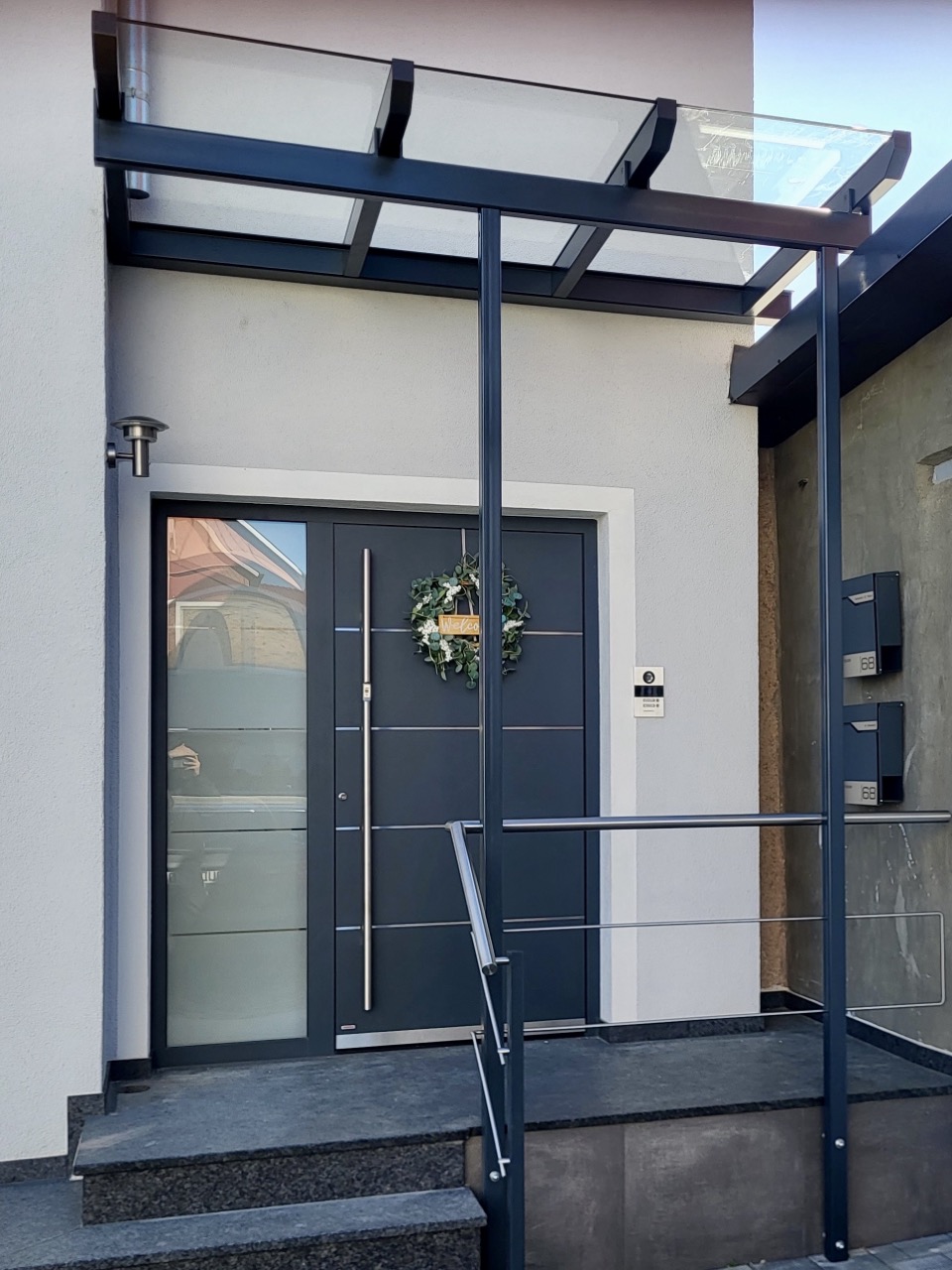 Geländer aus Stahl oder Edelstahl